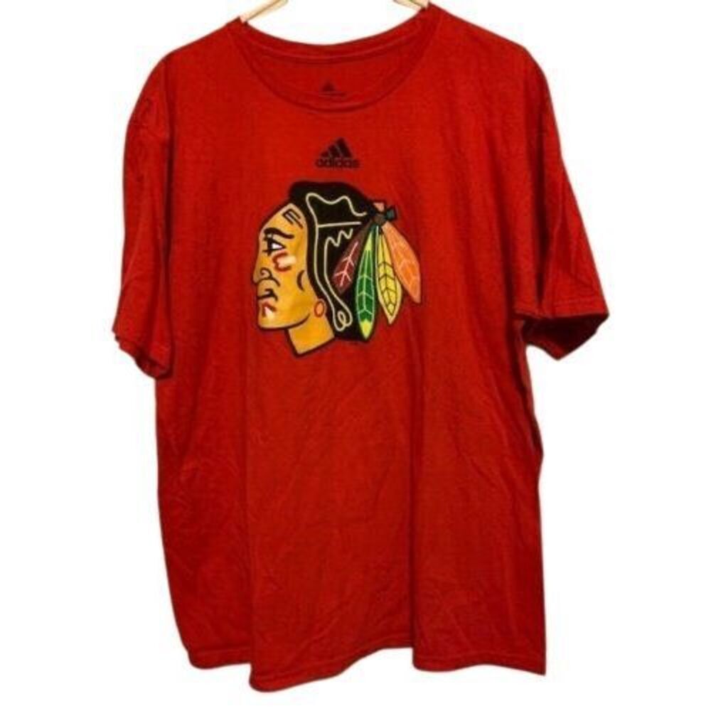 CHICAGO BLACKHAWKS SIZE XL ADIDAS GO-TO TEE